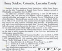 Henry Strickler