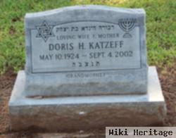 Doris H. Zetzer Katzeff