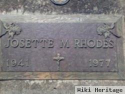 Josette M. Rhodes