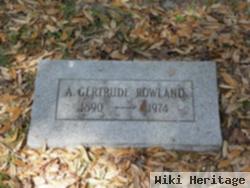 Annie Gertrude Rowland