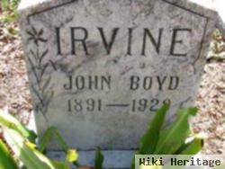 John Boyd Irvine