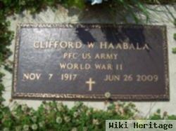 Clifford W Haabala