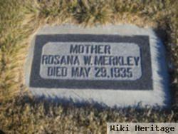 Rosa Frances Walker Knudsen Merkley