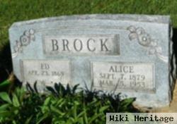 Alice M Brock