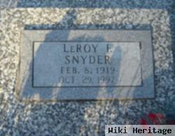 Leroy Fredrick Snyder