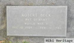 Pvt Robert Beck