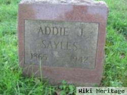 Addie J Sayles