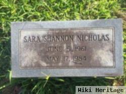 Sara Shannon Nicholas