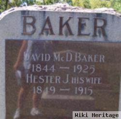 David Mcdaniel Baker