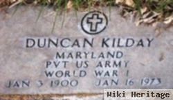 Pvt Duncan Kilday