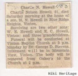 Charles Nelson "charlie" Howell