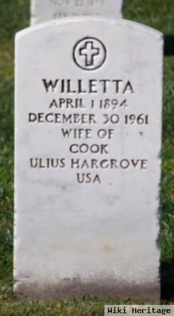 Willetta Hargrove