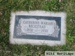 Catherine Mariah Egbert Beckstead