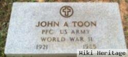John A Toon