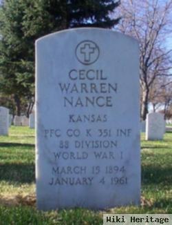 Cecil Warren Nance