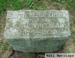 Hattie M. Roberson Whitman