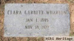 Clara Elizabeth Garbett Wharton