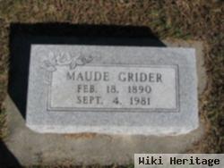 Maude Grider