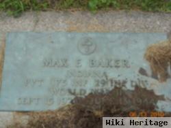 Max E Baker