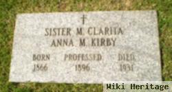 Sr Mary Clarita (Anna M.) Kirby