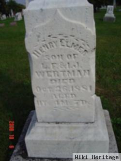 Henry Elmer Wertman