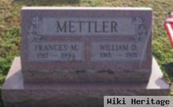 William D Mettler