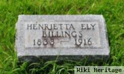 Henrietta Ely Billings