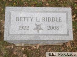 Betty L. Riddle