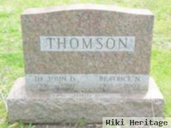 Dr John D. Thomson