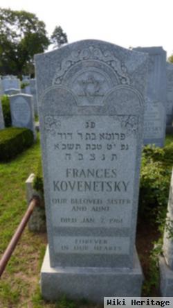 Frances "fannie" Kovenetsky