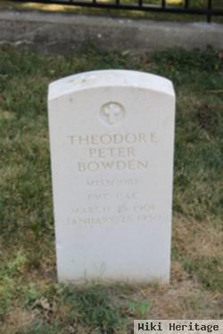 Theodore P Bowden