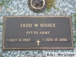 Fred W Sussex