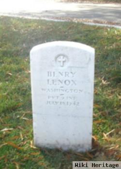 Pvt Henry Lenox