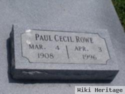 Paul Cecil Rowe