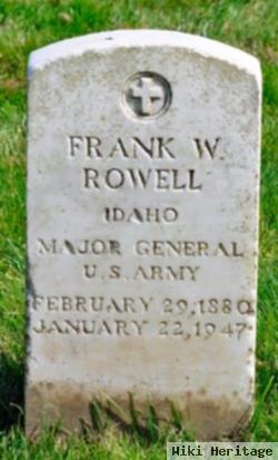 Frank W Rowell