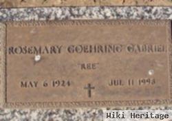 Rosemary "ree" Goehring Gabriel