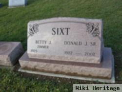 Donald J Sixt, Sr