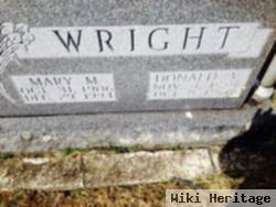 Donald V Wright