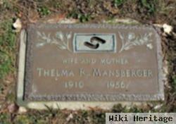 Thelma R Arnold Mansberger