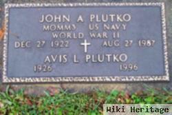 John A Plutko