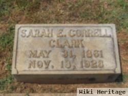 Sarah E. Correll Clark