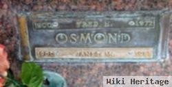 Fred H Osmond