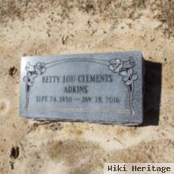 Betty Lou Clements Adkins