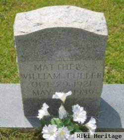 William Fuller Matthews