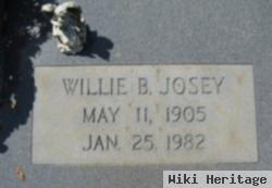 Willie B Josey