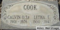 Calvin Oscar Cook, Sr