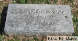 Mary Elizabeth "betty" Biberstein Stubbs