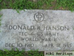 Donald R Hanson