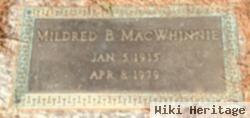 Mildred B. Macwhinnie