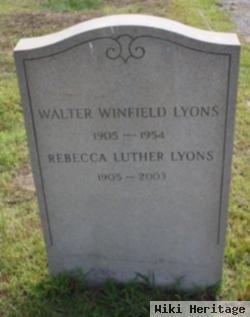 Walter Winfield Lyons